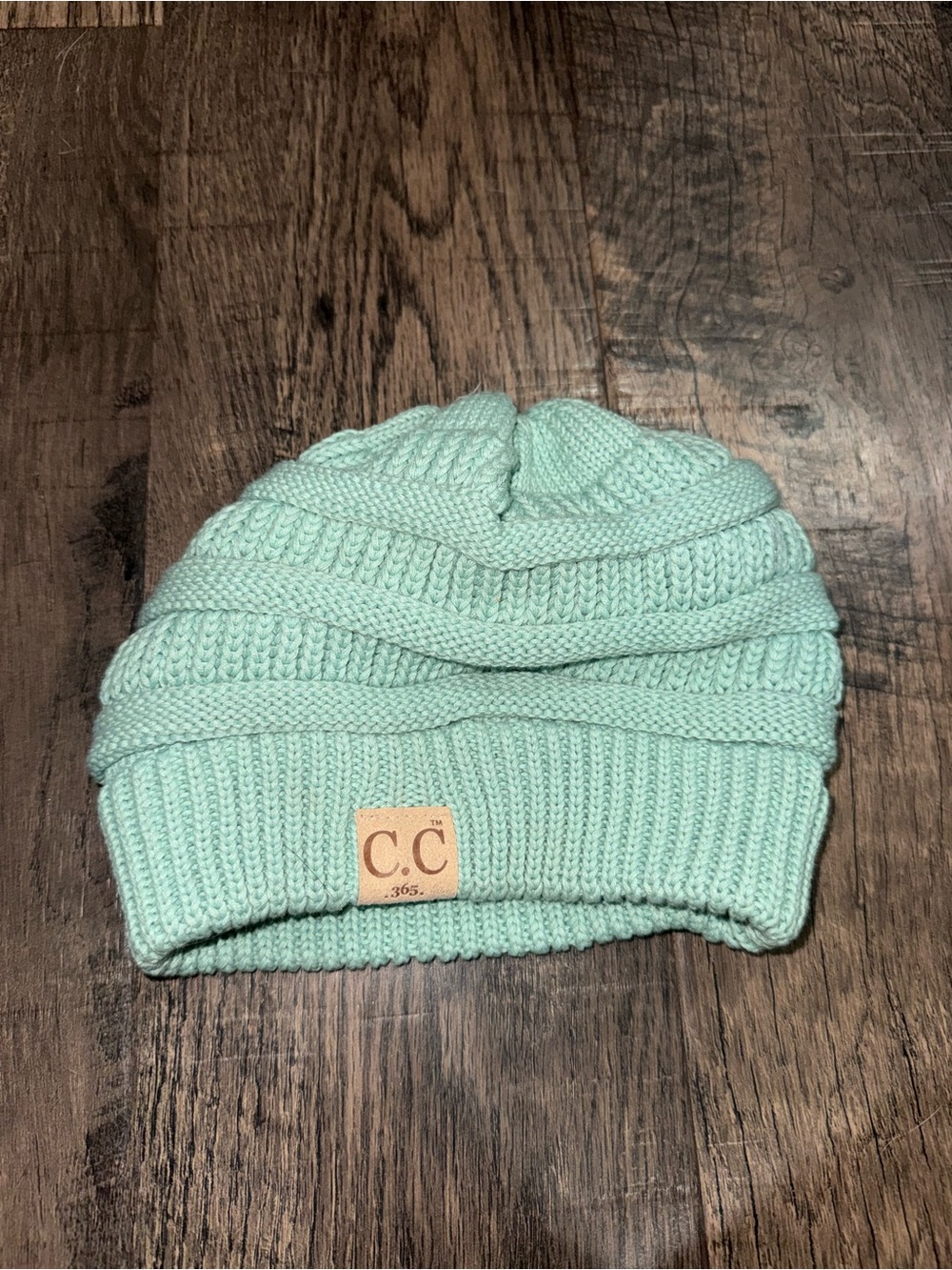 C.C Mint Knit Beanie